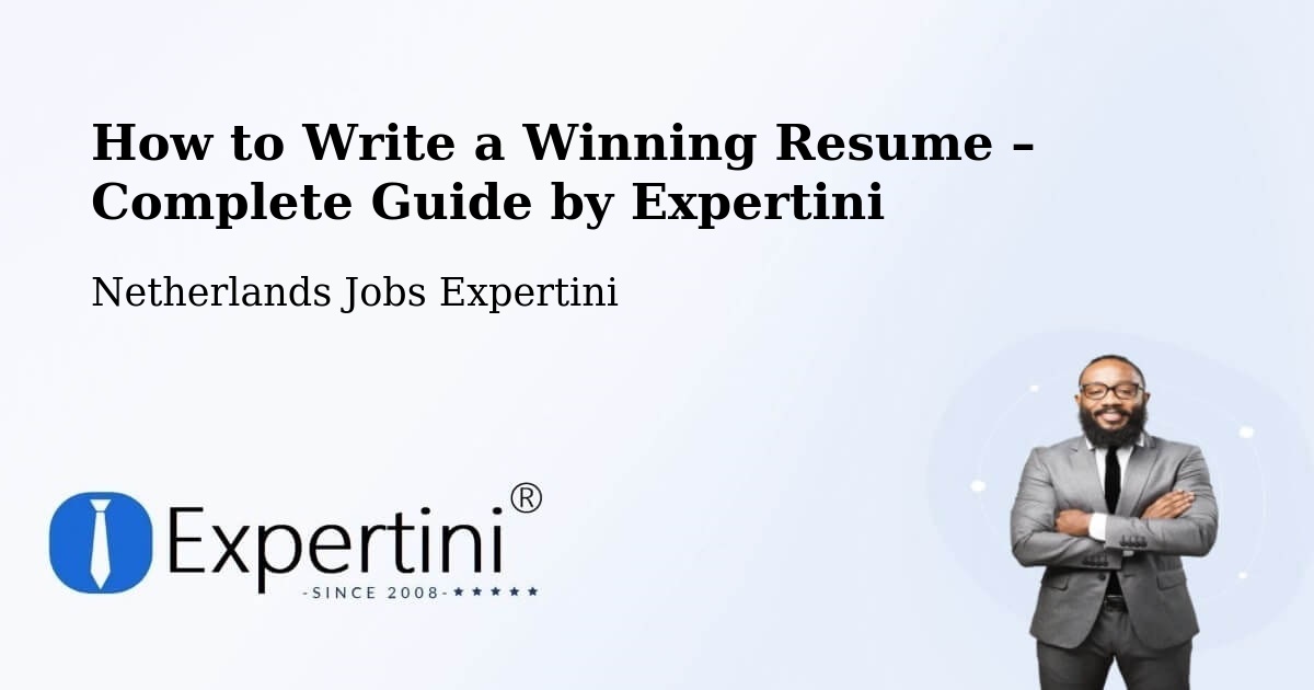 Resume Writing Guide for Job Seekers – Nes - Nes, Netherlands Jobs Expertini